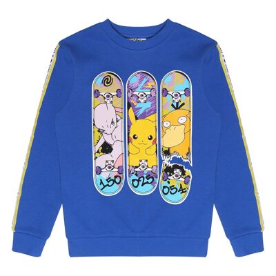 Pokemon Triple Skater Kinder Sweatshirt mit Rundhalsausschnitt
