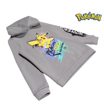 Pokemon Pikachu électrifiant Sweat à capuche épais enfant 4