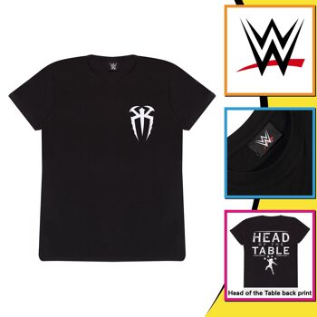 T-shirt WWE Roman Reigns Head of the Table pour adultes 3