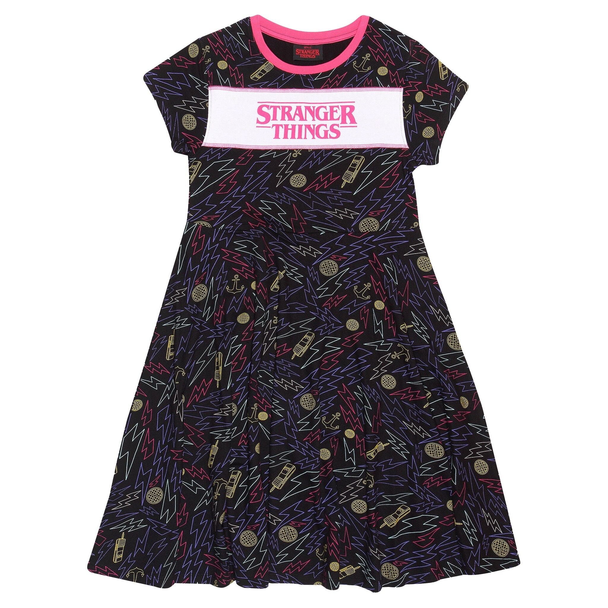 Achat Logo Stranger Things avec robe AOP Girls en gros
