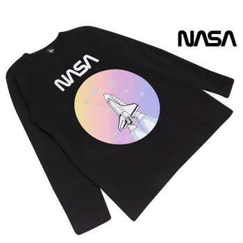 NASA Sunset Flight T-shirt à manches longues pour filles 4