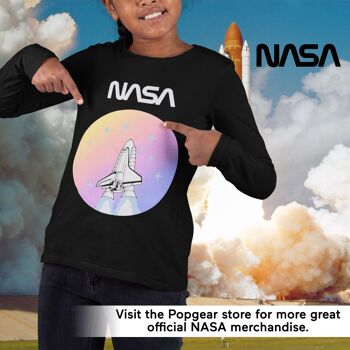 NASA Sunset Flight T-shirt à manches longues pour filles 5