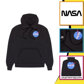 NASA Classic Logo Adultes Sweat à capuche épais 3