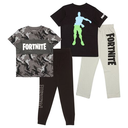 Fortnite Emotes Kids Long Pyjamas Twin Pack