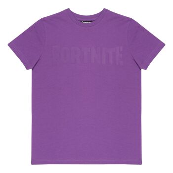 T-shirt enfant Fortnite Text Logo - 7-8 ans - Violet 1