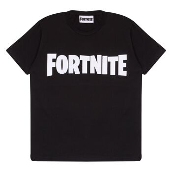 T-Shirt Enfant Fortnite Text Logo - 9-10 ans - Anthracite 2