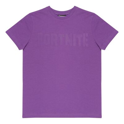 Fortnite Text Logo Kids T-Shirt - 10-11 Years - Purple