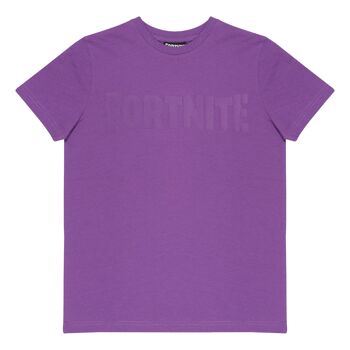 T-shirt enfant Fortnite Text Logo - 10-11 ans - Violet 1