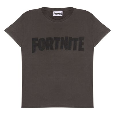 T-shirt enfant Fortnite Text Logo - 14-15 ans - Anthracite