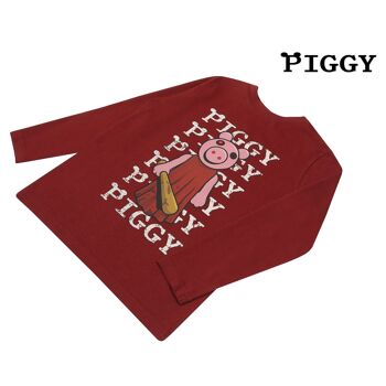 Piggy Baseball Bat T-shirt manches longues enfant 4