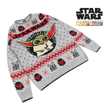 Star Wars The Mandalorian The Child Pull de Noël pour adultes 4