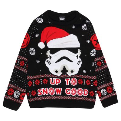 Star Wars Stormtrooper Up To Snow Good Kids Maglione lavorato a maglia