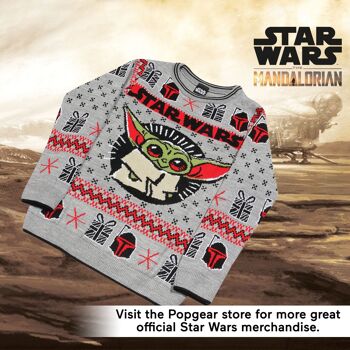 Pull de Noël Enfant Star Wars The Mandalorian The Child - 9-10 ans 5