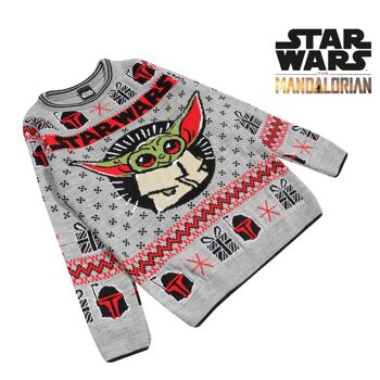 Pull de Noël Enfant Star Wars The Mandalorian The Child - 9-10 ans 4