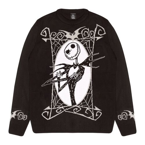 Disney The Nightmare Before Christmas Jack Portrait Adults Knitted Jumper