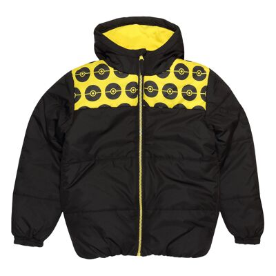 Pokemon Text Logo Kids Puffer Jacket