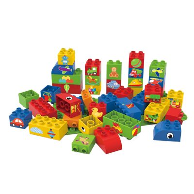 Educational blocks with baseplate