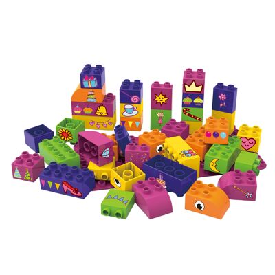 Educational blocks with baseplate