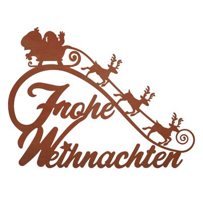 Fensterbild - Frohe Weihnachten