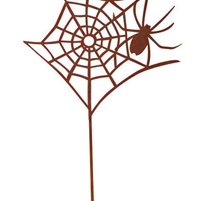 Gartenstab - Spinnennetz
