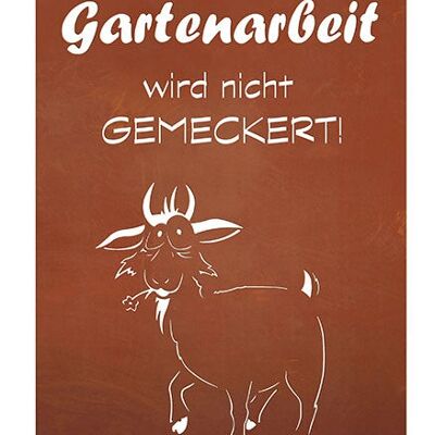 Gartenstecker - Gartenarbeit - gemeckert