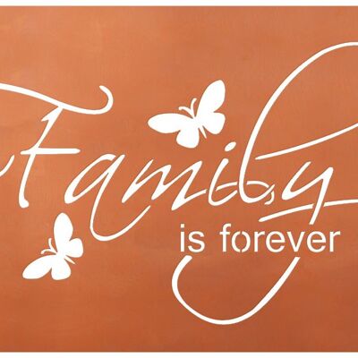 Gedichttafel - Family is forever