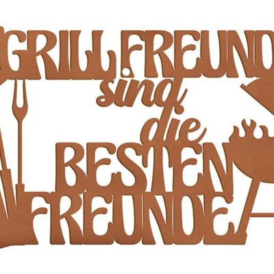 Schriftzug - Grillfreunde