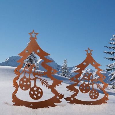 Weihnachtsbaum - Auf Platte, halbrund gebogen