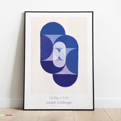 Affiche Clé Bleu - Poster tableau Joseph Schillinger