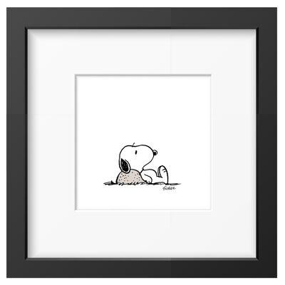 Peanuts Nope Framed Print