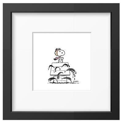 Peanuts Red Baron Framed Print