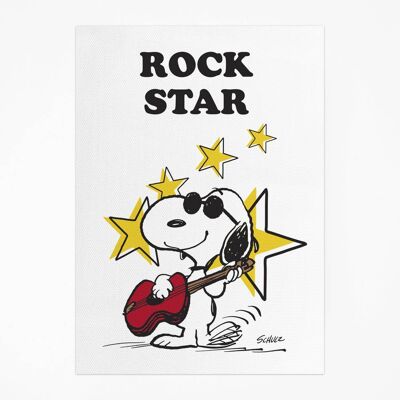 Peanuts Rock Star Tea Towel