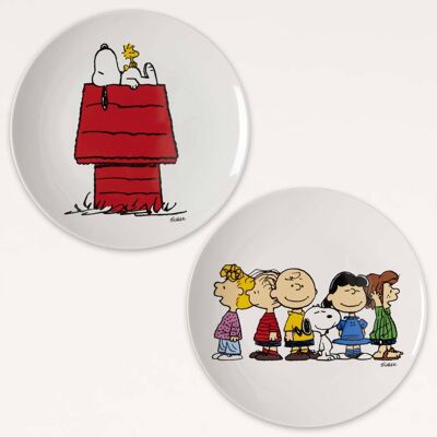 Peanuts Set of 2 Plates