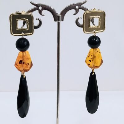 Pendant earrings handmade in Italy