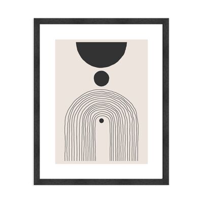 Framed design poster: Scandic Blobs 41x51cm, picture, mural, wall decoration