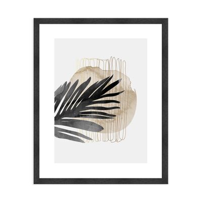 Framed design poster: In the Middle 41x51cm, picture, mural, wall decoration