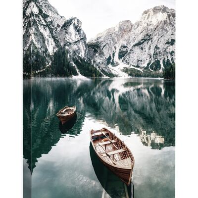 High-quality canvas picture, wall decoration: The Lake 90x60cm, picture, mural, wall decoration