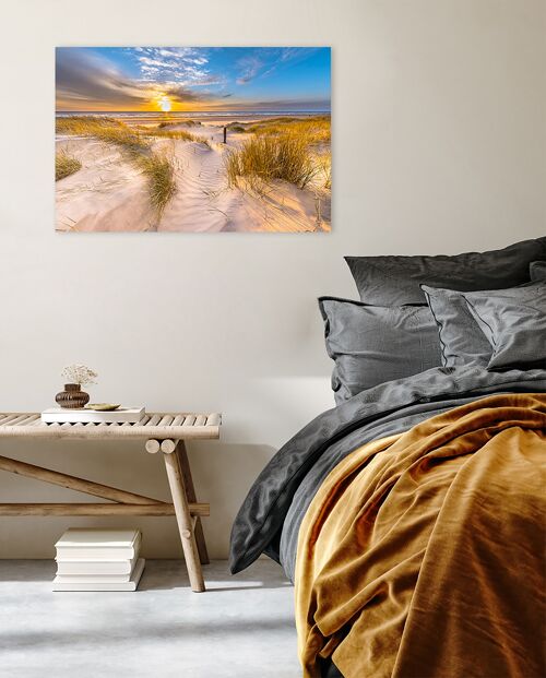Design-Poster auf Holz / Dekopanel: Sunny Morning 90x60cm, Bild, Wandbild, Wanddekoration