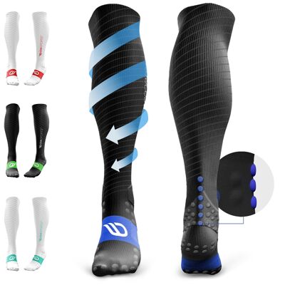 NEW: CLOUDSTARS Compression Stockings - Black - Blue -