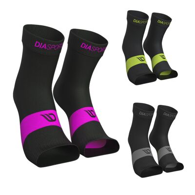 SANKLES foot bandage (2 pairs) - black/pink -