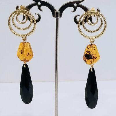 Pendant earrings handmade in Italy