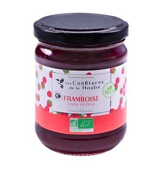Organic Extra Seedless Raspberry Jam 220g