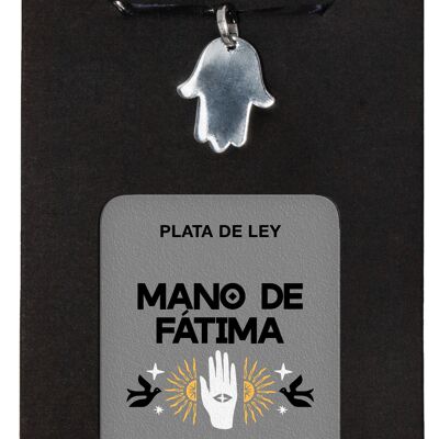 Silver Medal Hand of Fatima 2 cm
