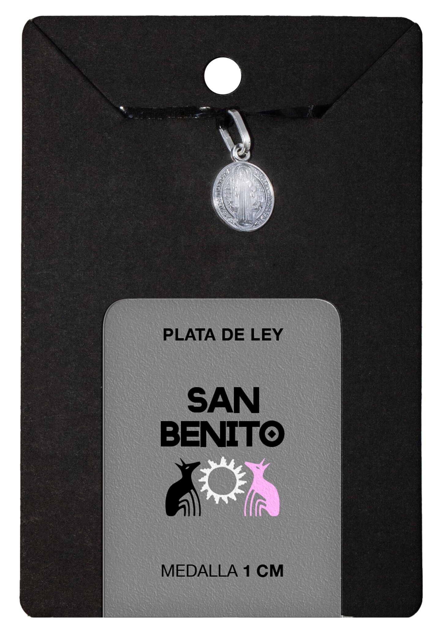 Medaglia d'argento di San Benedetto 1 cm