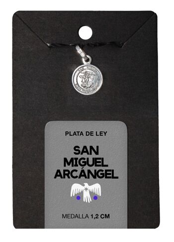 Médaille Saint Michel Archange Argent 1,4cm