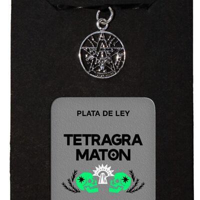 Medalla Plata Tetragramaton 1,5cm