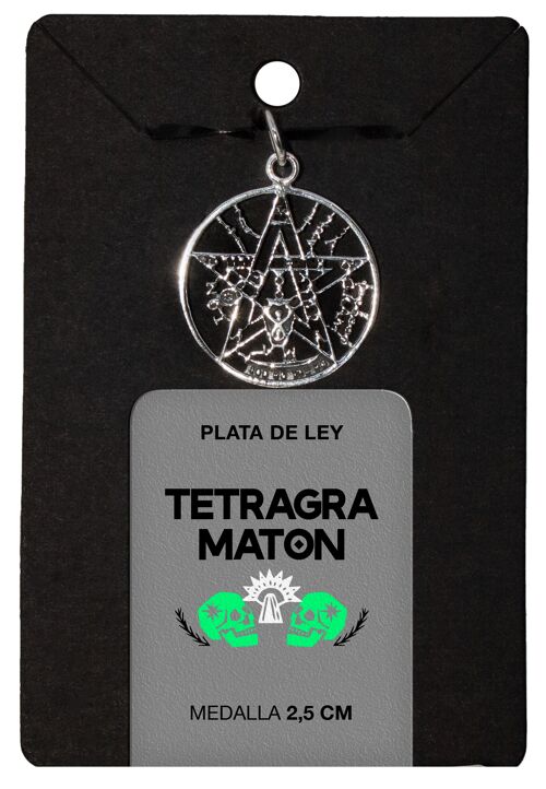 Medalla Plata Tetragramaton 2,5cm (Copia)
