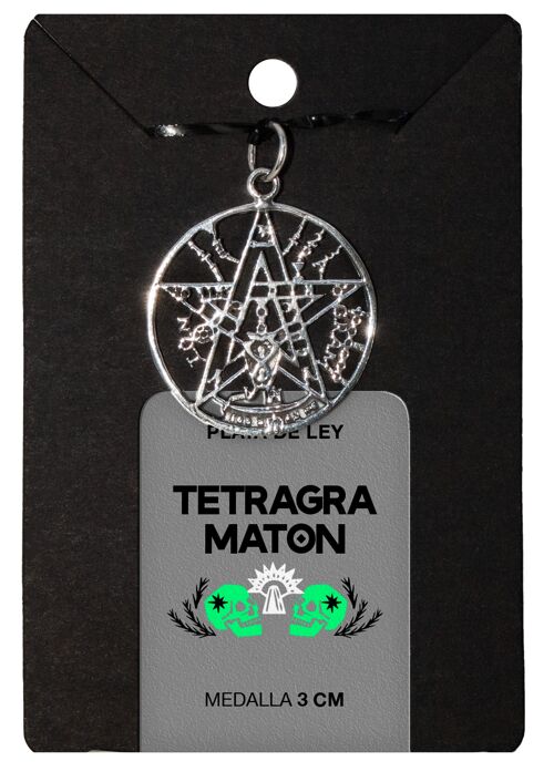 Medalla Plata Tetragramaton 3 cm (Copia)