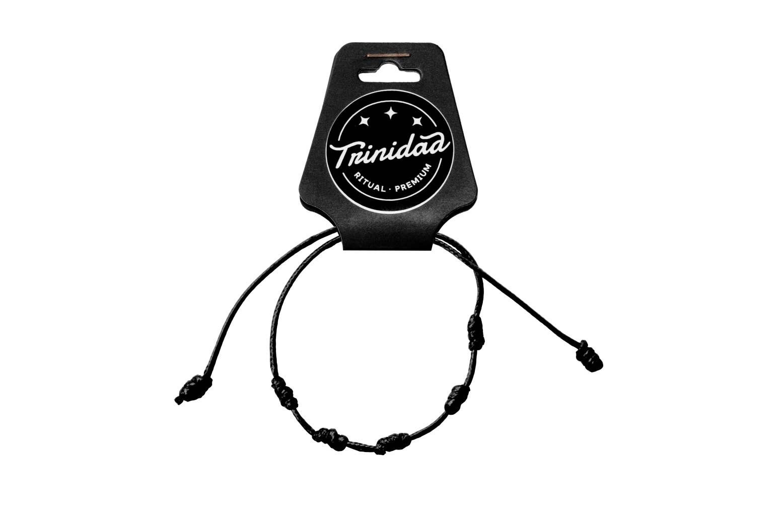 Pulsera 5 nudos hilo Negro