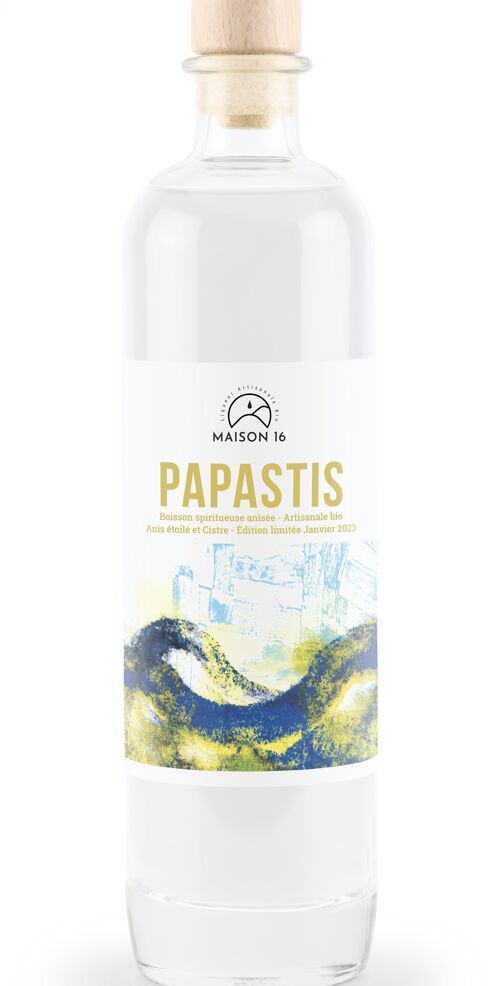 PAPASTIS bio - Anis distillé - 50 cl